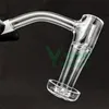 Vortex Terp Slurper Quartz Banger Fuld spoiny Fatled Edge 10 mm 14 mm samca kobiet 45 90 stopni szwu paznokcie dab 20 mm OD do palenia Bong Water Bongs