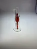 Hookahs, tubo de fumantes, concessões de preços de 14 mm de 14 mm, articulação 14 mm, 8 polegadas, clara e vermelha