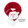 Vêtements pour chiens Écharpe tricotée de Noël Pet Knit Winter Neck Warmer Red Party