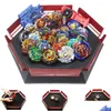 Beyblades Metal Fusion Takara Tomy Combination Beyblade Burst Set Toys Arena Bayblade مع قاذفة الغزل أعلى X0528 Drop Deliver