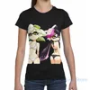 Camisetas masculinas T-shirt Mulheres por toda a moda impressa Menina de menina Tops camisetas de manga curta de manga curta