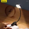 Lâmpadas de mesa Baseus LED clipe lumin