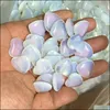 Stone 20mmx6mm Hj￤rtstaty Carved Decoration Glass Opal Presentrum Ornament Deco Jiaminstore Drop Delivery Jewelry DHZ8L