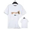 Diseñador PA Camiseta Camisetas de lujo Imprimir Palmas Camisetas Hombres Mujeres Ángulos Manga corta Casual Cuello redondo Tops Ropa Ropa
