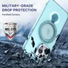 360 Rotation Bracket Metal Lens Frame Protection Cases With Ring Stand Holder Magsafe Translucent Matte Fall Resistant Cover For iPhone 13 14 Pro Max 14 Plus