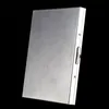 Latest COOL Stainless Steel Cigarette Clip Case Portable Fixed Storage Protective Shell Innovative Design Stash Box Dry Herb Tobacco Smoking Holder