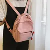 Borse da scuola Zaino casual da donna in nylon Mini borsa da viaggio da donna femminile Borsa a tracolla da ragazza Zaino da giorno Sac A Dos Rosa