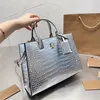 Taschen Totes Handtasche Designertasche Damen Klassisch Nachahmung Marke Nähte Steinmuster Große Kapazität Umhängetasche Vielseitig Pendler Party