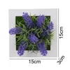 Decoratieve bloemen kransen kunstmatige sappige plantenframe 3D verwijderbare onschadelijke muurwand kunst woonkamer bruiloft feest huis decor planten