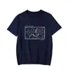 Herr T-shirts Lyn Lapid Outsider Doodle Shirt Kvinnor Herr Crewneck Kortärmad T-shirt Casual Streetwear Sommartröjor