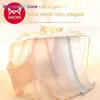 Culotte de femmes 3 pcs Miiow Sous-vêtements de soie de glace authentique en dentelle de dentelle pour femmes mi-jumelles