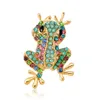 Pins Brooches Fashion Womens Natural Insect Animal Lovely Alloy Rhinestone Crocodile Brooch Pins Women/Man Party Wear Shippi Dhr5U