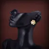 BOTEGA Pendientes de flores diseñador Studs cuelgan para mujer Diamante vintage Chapado en oro 18K reproducciones oficiales estilo clásico regalo exquisito 001