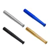Baseball Shape Aluminum Alloy Smoking Pipe Portable 59MM Metal Snuff Sniffer Snorter Straw Nasal Tube Nose Pipe Snuffer Bullet Tobacco Pipes
