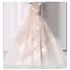 فساتين الحفلات الأزياء السباغيتي حزام quinceanera الشمبانيا ملونة الزهور تول كرات الثوب البسيط الحلو الجنية فيديدو دي بيلي 230221