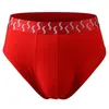 Underpants 4xl 5xl Сексуальное нижнее белье мужчины хлопковые дышащие плюс размеры мужские трусы с твердым цветом гей -бодибилдинг красные трусики calzoncillos hombre