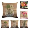 Kissen Luxus Blumenvase Abdeckung Pflanze Home Decor Cojines Decorativos Para Sofa Vintage Moderne Cusion