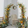 Party Decoration 2 Piece Set Wedding Props Metal Bakgrund Arch Stage välkomnande smidesjärnblomma stativ