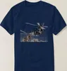 Heren T-shirts Heren T-shirts AH-64 "Apache" Helikopter Gunship T-shirt. Zomer katoenen herenoverhemd met korte mouwen en O-hals S-3XL