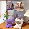 Odzież dla psów jesień i zimowe ubranie grubość bawełnianej bawełny misie Bichon Bomi Schnauzer pudel małe ubrania Kitty Puppy Cat