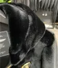 Projektant Kurtki techniczne zima norka Pluszowa kurtka mężczyźni kobiety grube ciepłe płaszcze z kapturem moda para kaszmirowa płaszcz mały niedźwiedź złoto wytłoczenie znamionowe do ubrania ulicznego ubrania