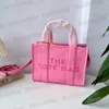 The Tote Bag Marc Jocobs Tassen Vrouwen Designer Lady Candy Pink Crossbody Topkwaliteit Volnerf Leer Mini Micro Luxe Echt Leer Handtas Strand