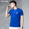 T-shirts hommes Nouveau design T-shirt pour hommes imprimé mode glace soie coton mâle beau couleur vive t-shirts jeunes énergiques été vêtements pour hommes 5x Z0221