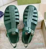 klassieke mannen schoenen zwart groen platte sandaalheren plat bodem dia's klassiekers 22 schoen nieuwe stijl zomer gladiator slijtage sandalen maat 38-44