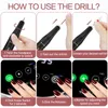 Nail Art Equipment 35000RPM Nail Drill Machine For Manicure Nail File With Touch Screen Acrylic Electric Nail Drill Milling Cutter Nail Art Tools 230220