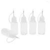 Storage Bottles 5Pcs 10ml Empty Squeezable Liquid Dropper Filling With Needle Tip Cap Portable Lightweight Durable