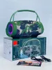 2023 JHL Bluetooth -h￶gtalare Boombox3 Pro RGB Fabric Art Column Wireless H￶gtalare Altavoz BT -h￶gtalare Aux USB Radio FM Woofer Caixa de som Waterproof IPX4OUTDOOR