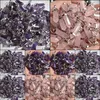 Charms Natural Stone Amethyst Shape Point Chakra h￤ngen f￶r smycken som g￶r mjfashion drop leverans fynd komponenter dhuij