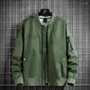 Jackets masculinos Casual para Men's Techwear Proove Wind Black Green Militar Bomber Cargo 2023 Roupas de outono da primavera Oversize 6xl 7xl 8xl