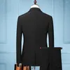 Men's Suits 2023 Spring And Autumn Men's Casual Business Boutique Suit Blazers Coat Jacket Mens Performance Blue