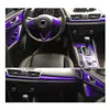 Bilklistermärken för Mazda 3 Axela 2013 Interiörens centrala kontrollpaneldörrhandtag 3D/5D kolfiberdekaler Styling Accessorie Drop Del Dhram