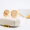 Modedesigner-Sonnenbrille, klassische Brille, Goggle, Outdoor-Strand-Sonnenbrille für Mann und Frau, 7 Farben, optional, dreieckige Signatur F F 1271 mit Box