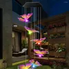 Strings zonne-aangedreven vlinders lamp touw touw thuisverlichting ornament Outdoor Garden Balkon Patio LED Licht feestlampen Decors