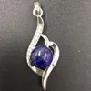 Colares pendentes de areia azul de pedra dourada tigre lapis lazuli opal cristal aventurina uivo jaspe jospe bead wb817