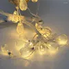 Dizeler LED Fener Fenerler Altın ve Gümüş Demir İşi Düğün İÇİN BOWLOOD DROP IŞIKLARI Noel Dize Parti Malzemeleri