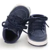 First Walkers Brand Born Baby Boy Shoes Sapatos Sofes Berço Botas Harm Botas Anti-Slip Sobes Solid PU First Walkers por 1 ano de idade 0-18 meses 230220