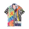 Camicie casual da uomo Stile hawaiano Mens Short Primavera ed estate ricami da uomo Amanti del ballo di fine anno