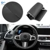 Coperchio del volante dello sterzo Accessori per auto in pelle nera Copertina Cucitura a mano per M Sport G30 G32 G20 G11 G01 G02 G05 G07 G14 G15 G16