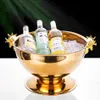 Creatief roestvrijstalen hertenhoofd ijsemmers Champagne Basin voor thuisfeestbar nachtclub decor goud zilver beschikbaar