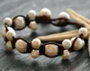 Brins de perles brins bracelet de perles classique fait à la main bohême perles d'eau douce chaîne nouée cadeau de vacances d'anniversaire bijoux perlés