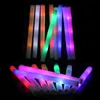 Other Event Party Supplies 10203060Pcs Bulk Colorful LED Glow Sticks RGB Foam Stick Cheer Tube Dark Light Birthday Wedding 230221