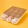 Storage Bottles Auto Rolling Egg Box Drawer Refrigerator Saving Space Stackable Multi-Layer Fresh Kitchen Items