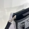 Top luxe designer Purse Hot Diamonds Mini Bag Vrouw Cross Shoulder Wallet Tortoiseshell Handle Fashion Lady Handtas Lady Populaire handtassen