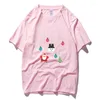 Women's T Shirts Christmas Par Top Tshirt Merry Casual Cotton Short Sleeve Tee Brand Loose Women and Men Santa Outfits Clothes0 (21)