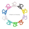 Charms 10pcs Aolly Drop Oil I Love Mom pour bijoux à bricoler soi-même faisant des accessoires livraison 202 Dhkgr