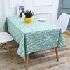 Table Cloth Cotton Linen Fabric Rectangle Tablecloth Kitchenware Pattern Home Dining Room Cover